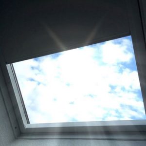 Fenster mit Sonnenschutz