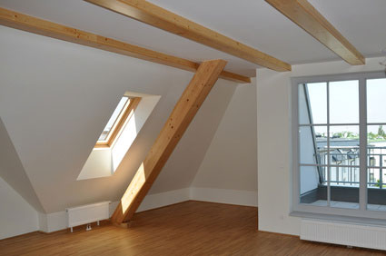 Fenster im Dachgeschoss